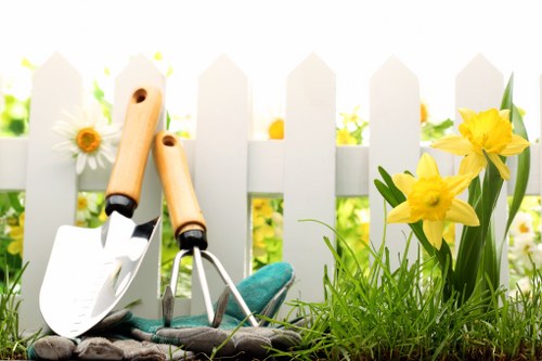 Careful hedge cutting in West Heath to maintain healthy growth