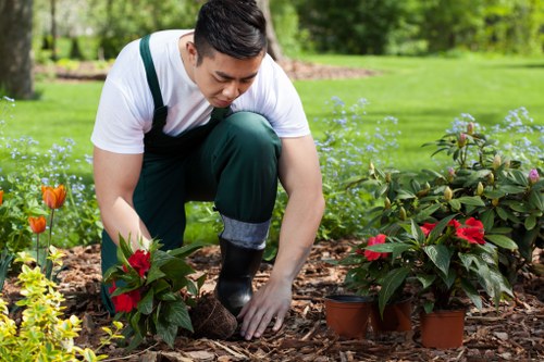 Encrypted online payment process for West Heath gardening services